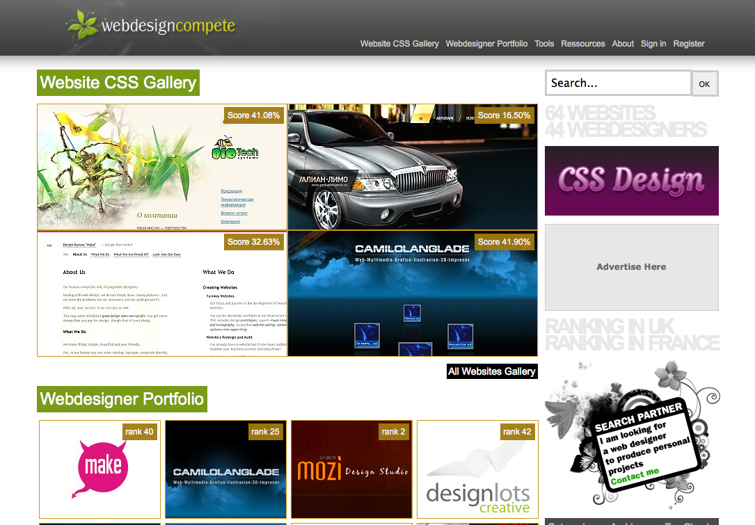 Webdesign Compete