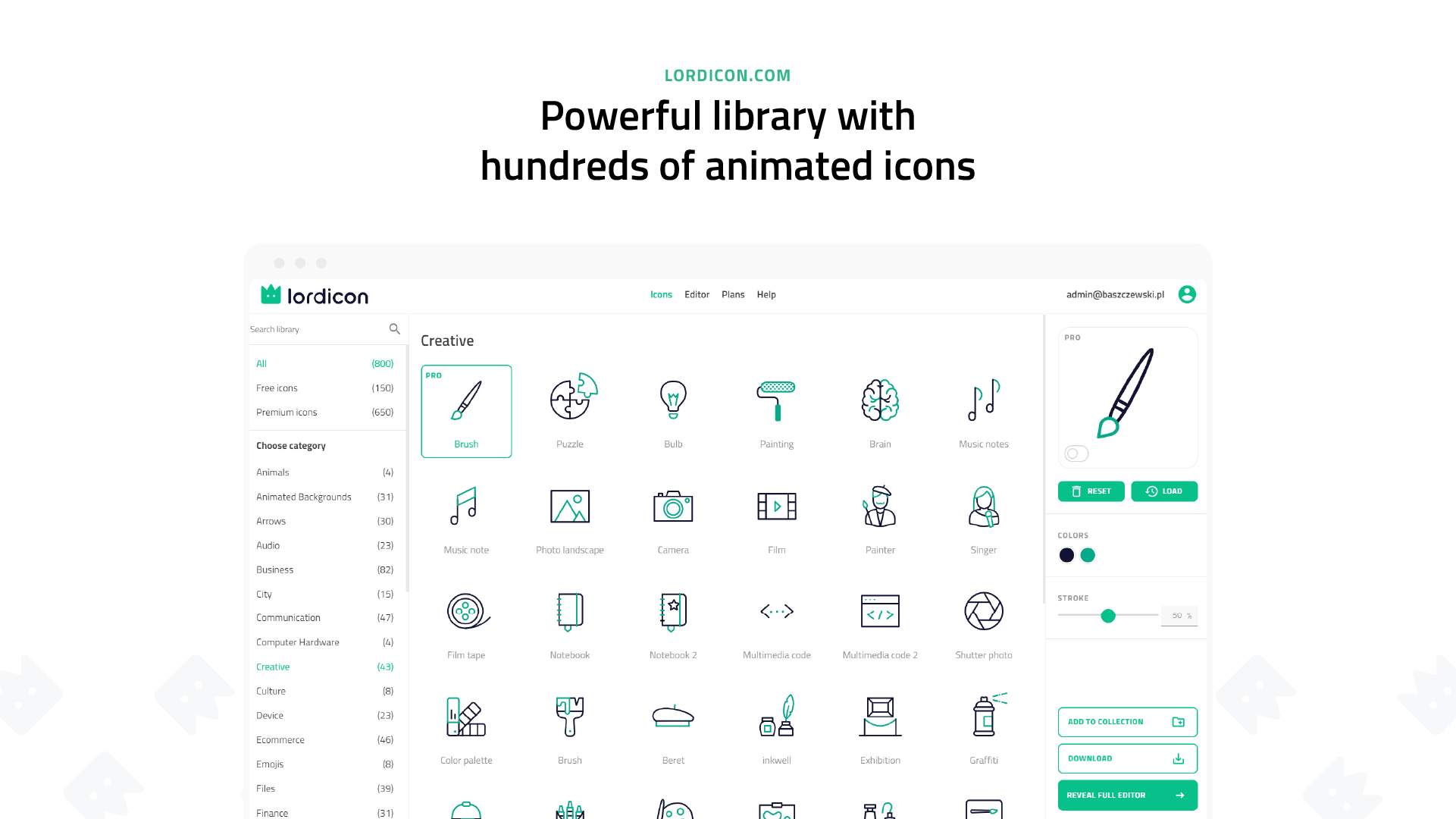 17,000+ Animated Icons - Lordicon