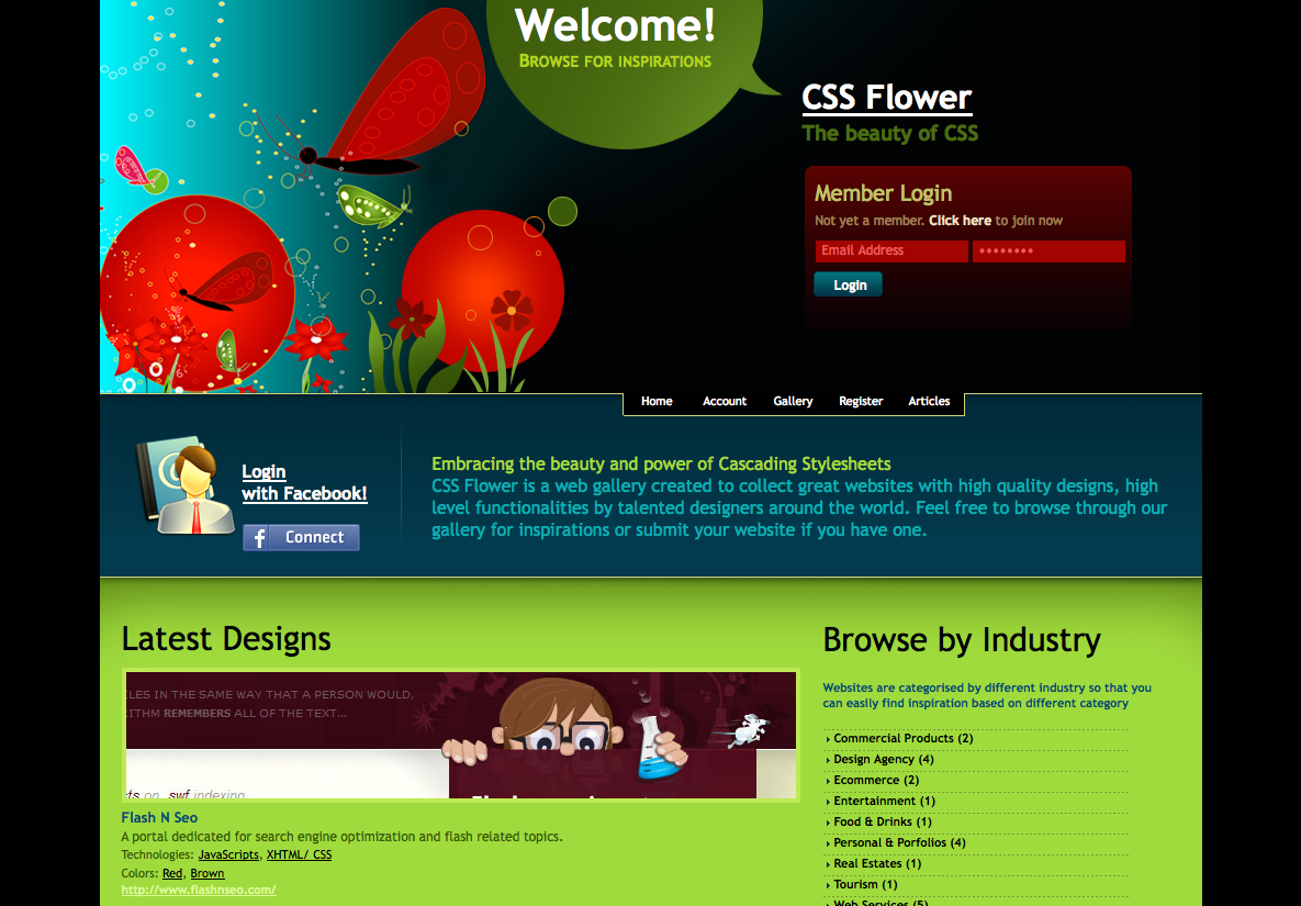 CSS Flower