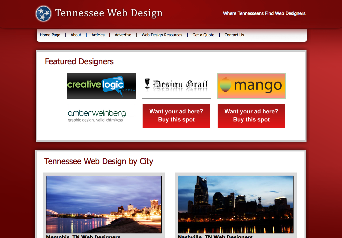 Tennessee Web Design